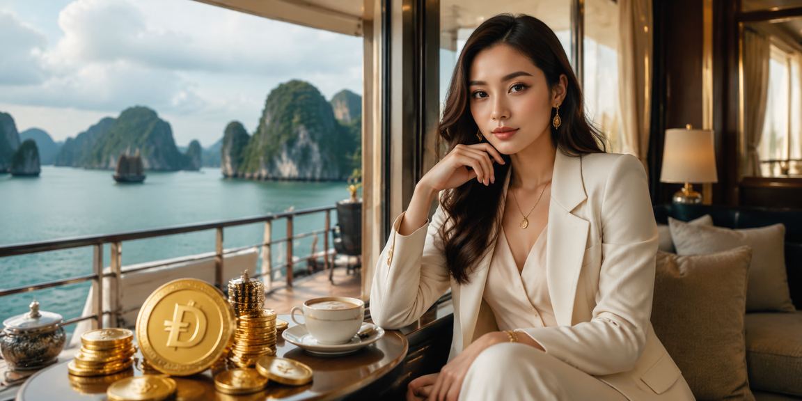 Du khách tại Hạ Long xem phân tích casino và giải trí bên ly cà phê