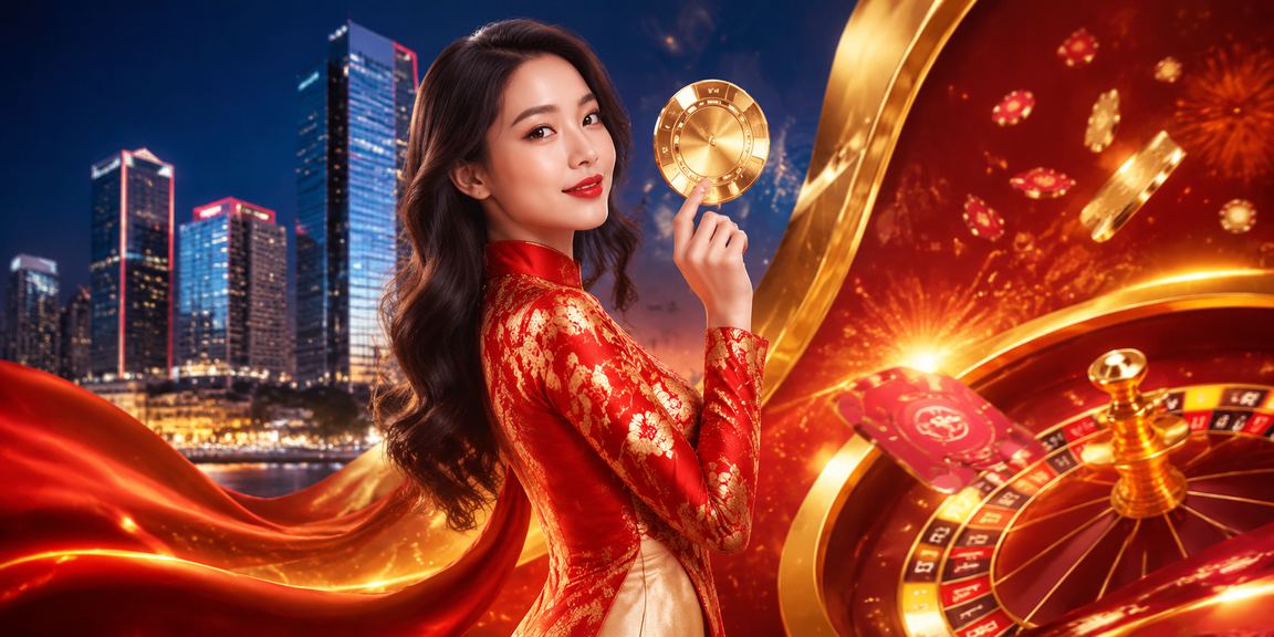 Người phụ nữ mặc áo dài chơi casino trực tuyến tại Hà Nội